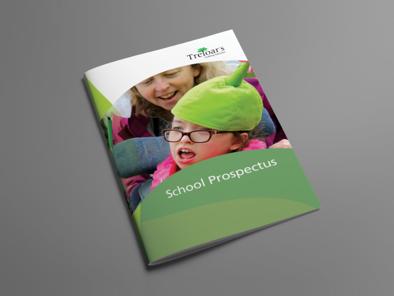 School prospectus for Treloar's by Steve Davies graphic designer