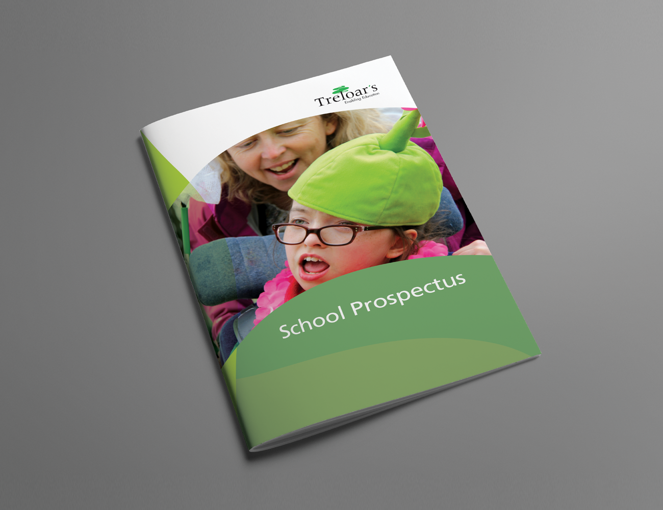 School prospectus for Treloar's by Steve Davies graphic designer
