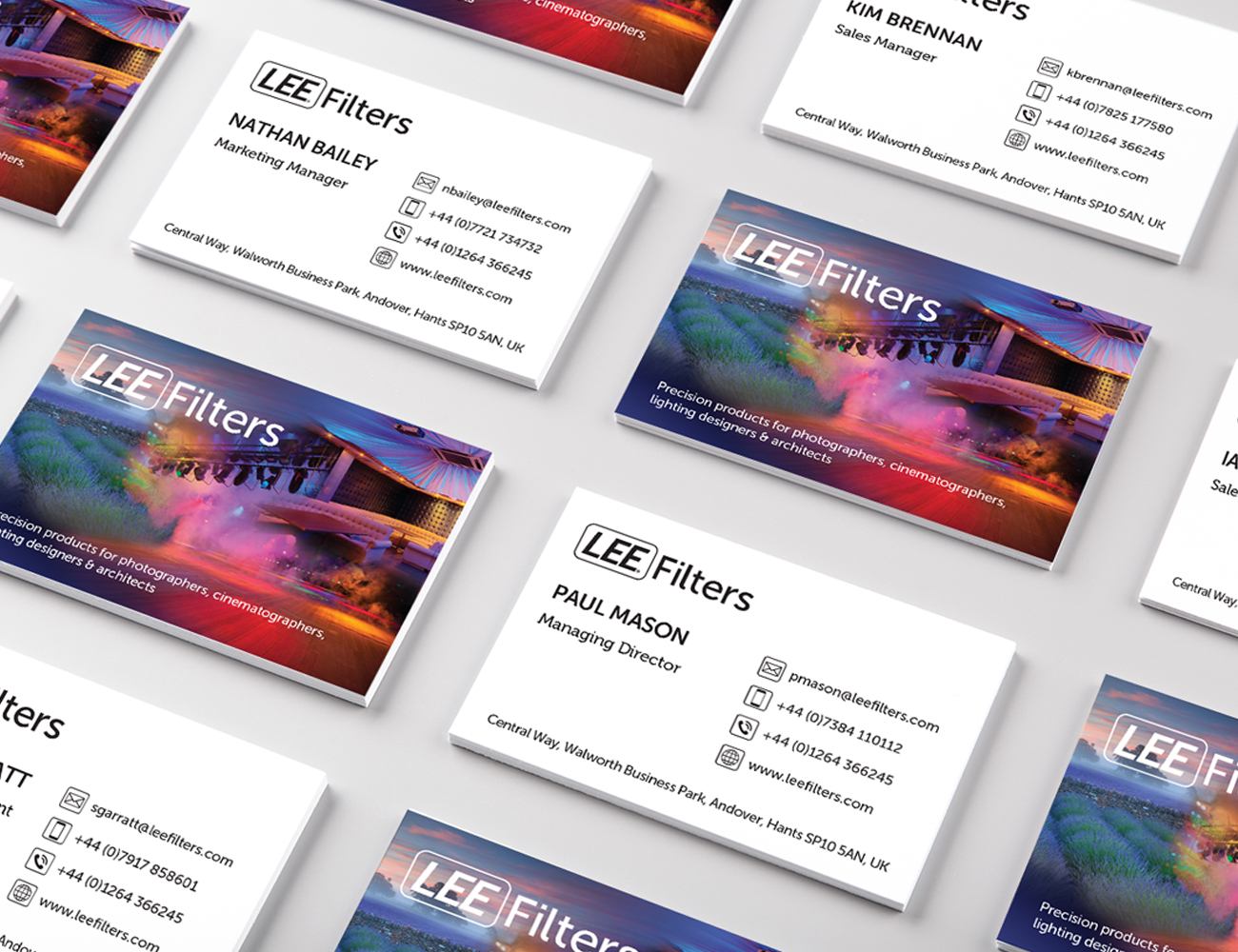 Brand identity for Lee Filters